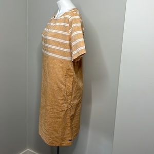 NWT Batela Sea Style Linen Cotton Dress with Pockets size 38